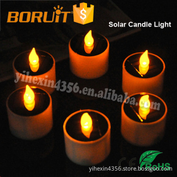 Boruit Solar Candle Light Romantic Warm White Candle Light (6 unit / pack)